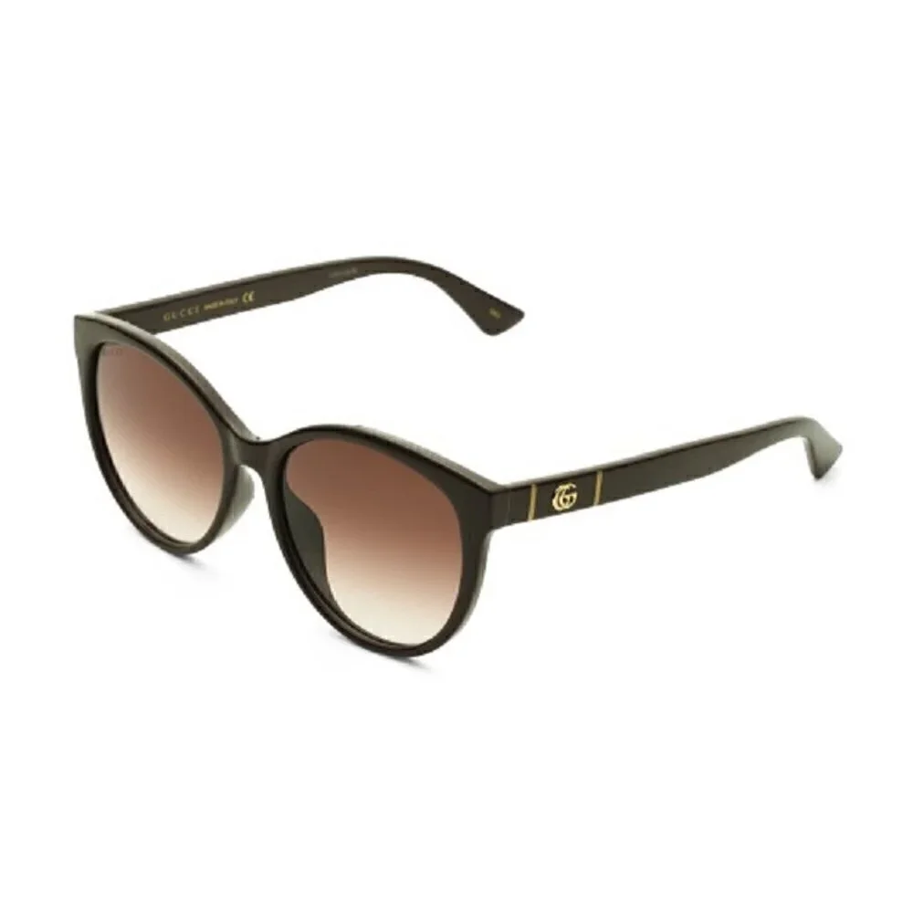 New- Authentic Gucci Brown Injection Molded Sunglasses
